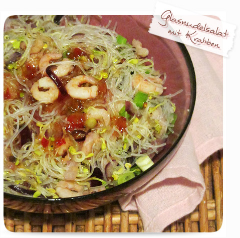 Glasnudeln mit Krabben