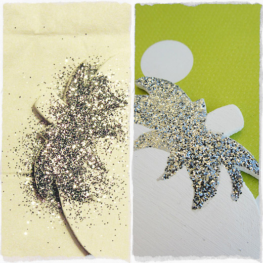 DIY GlitzerUntersetzer