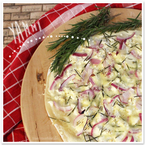 Flammkuchen Honig Feta