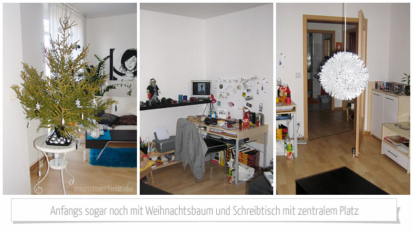 Mein altes Wohnzimmer kurz nach dem Einzug
