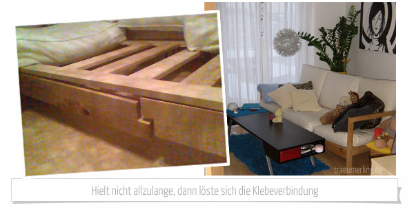 Und dann brach das Sofa ;)